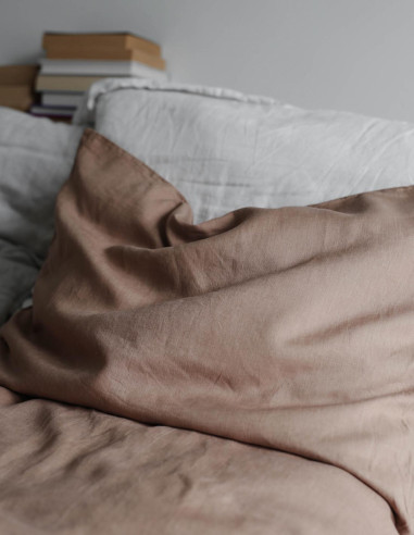 TRUFFLE LINEN PILLOWCASE TRUFFLE LINEN PILLOWCASE