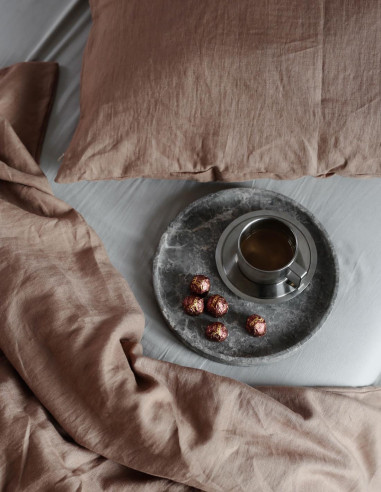 TRUFFLE LINEN PILLOWCASE TRUFFLE LINEN PILLOWCASE