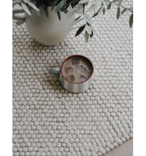 BUBBLES WOOLEN RUG - BEIGE 2