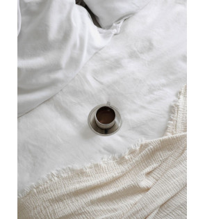 PURE WHITE LINEN DUVET COVER 2