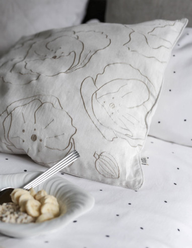 POPPY LINEN CUSHION COVER