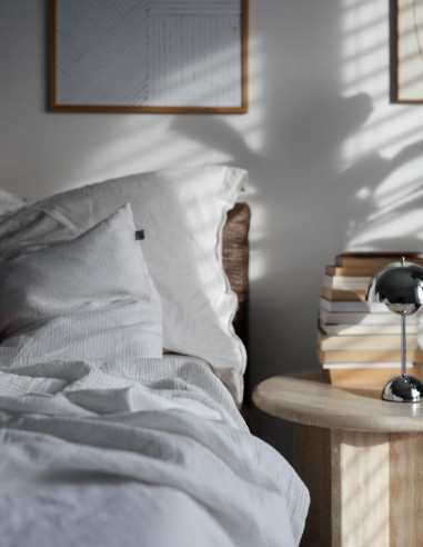 WHITE MUSLIN DUVET COVER