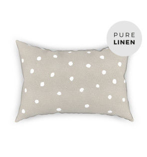 BUTTONS LINEN PILLOWCASE