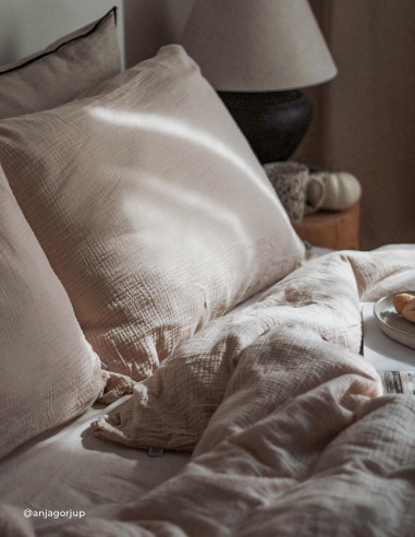 SAHARA MUSLIN PILLOWCASE